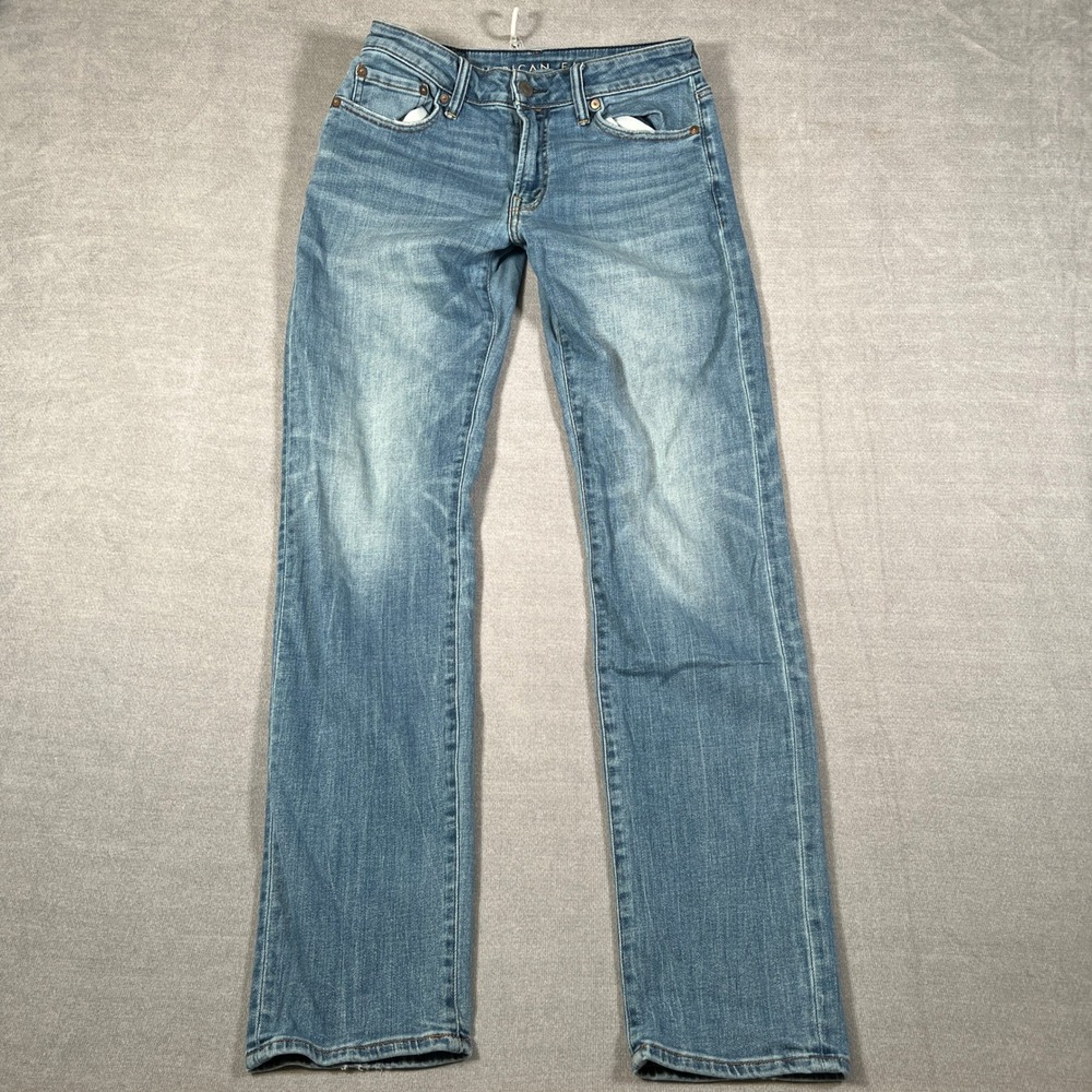 American Eagle Slim Straight Next Level Flex Jeans Mens 30x34 Blue Denim